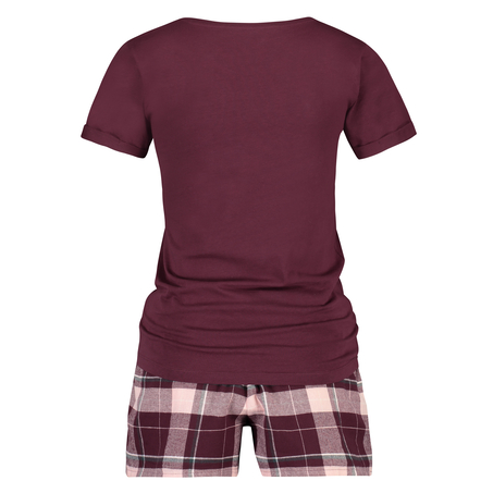 Conjunto de pijama corto, Rojo