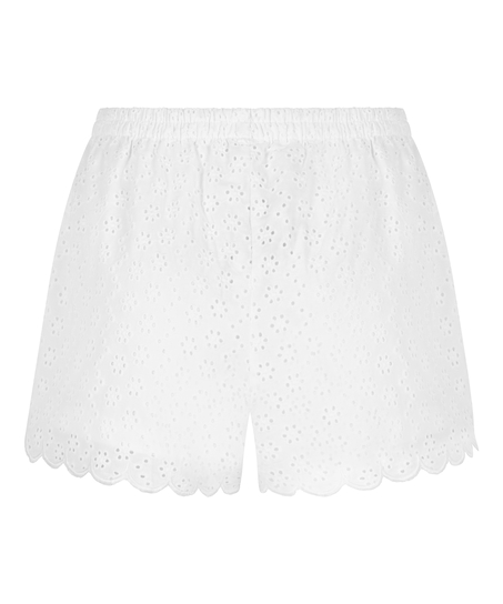 Short Broderie Anglaise, Blanco