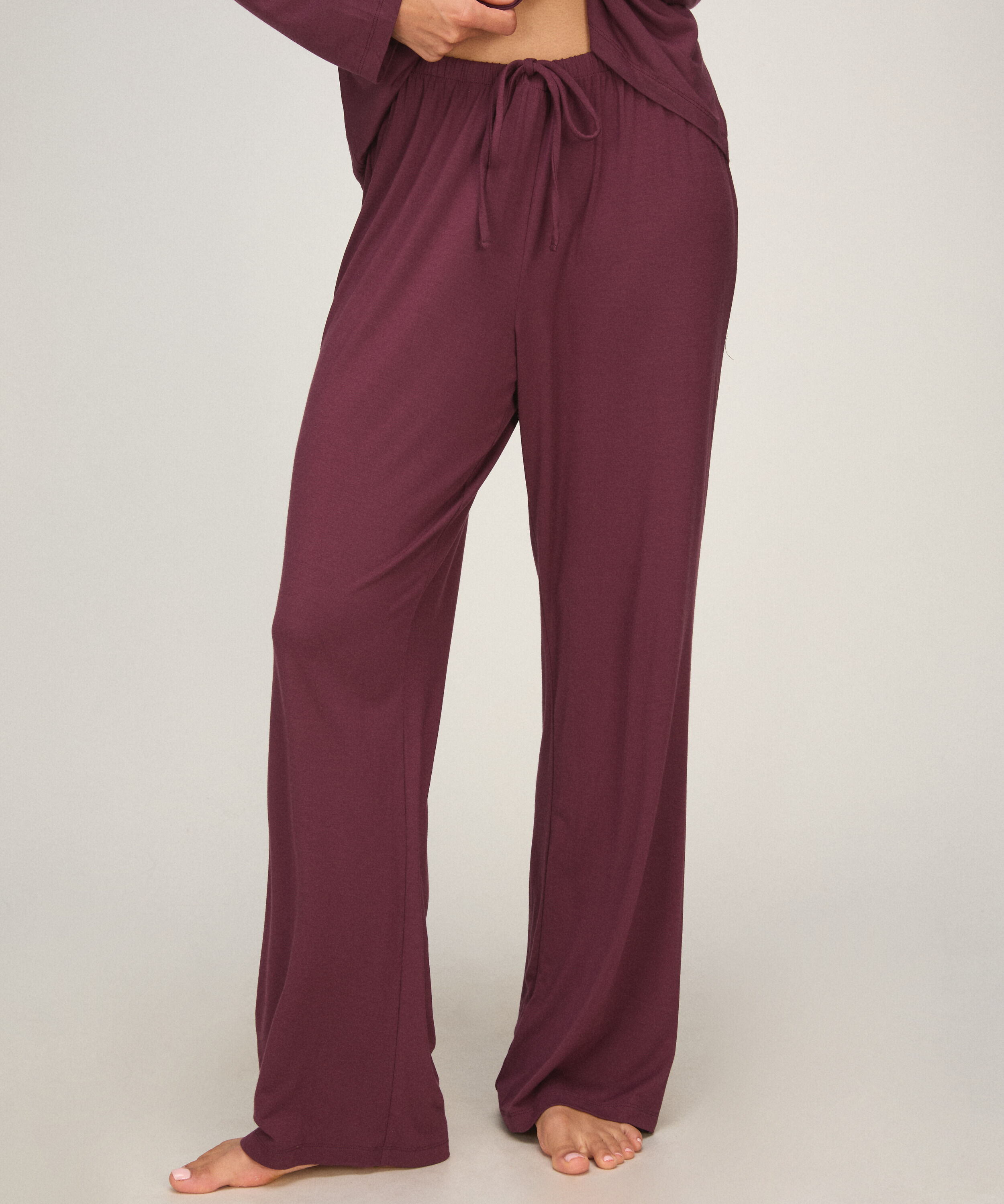 Pantalón de jersey Essential, Morado