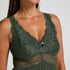 Vestido lencero Nora Lace, Verde