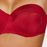 Top de bikini push-up con aros y preformado Lola, Rojo