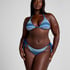 Top de bikini de tri&aacute;ngulo Cali, Azul