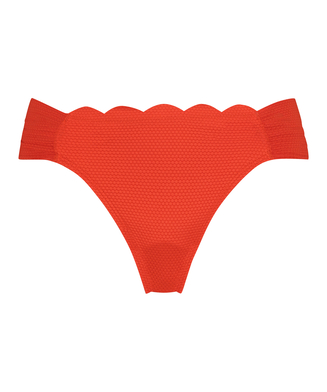 Braguita de bikini rio Scallop, Rojo