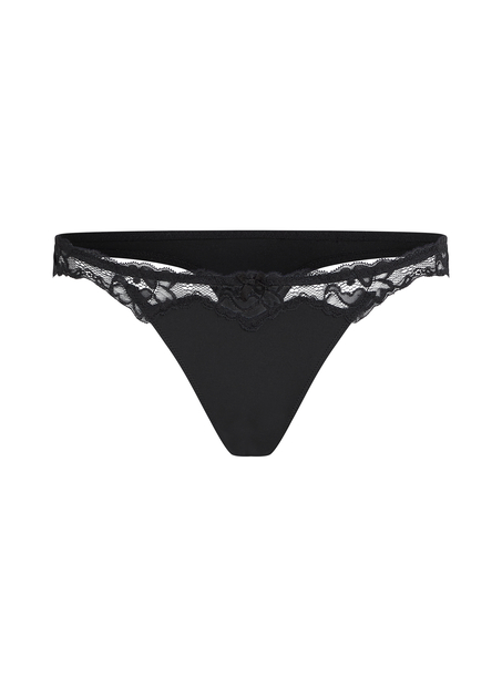 Tanga Secret Lace, Negro