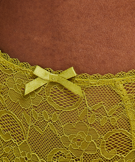 Brasileña mini de cintura alta Riley, Verde