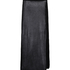 Falda midi de ganchillo, Negro