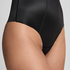 Tanga scuba moldeador de cintura alta, Negro