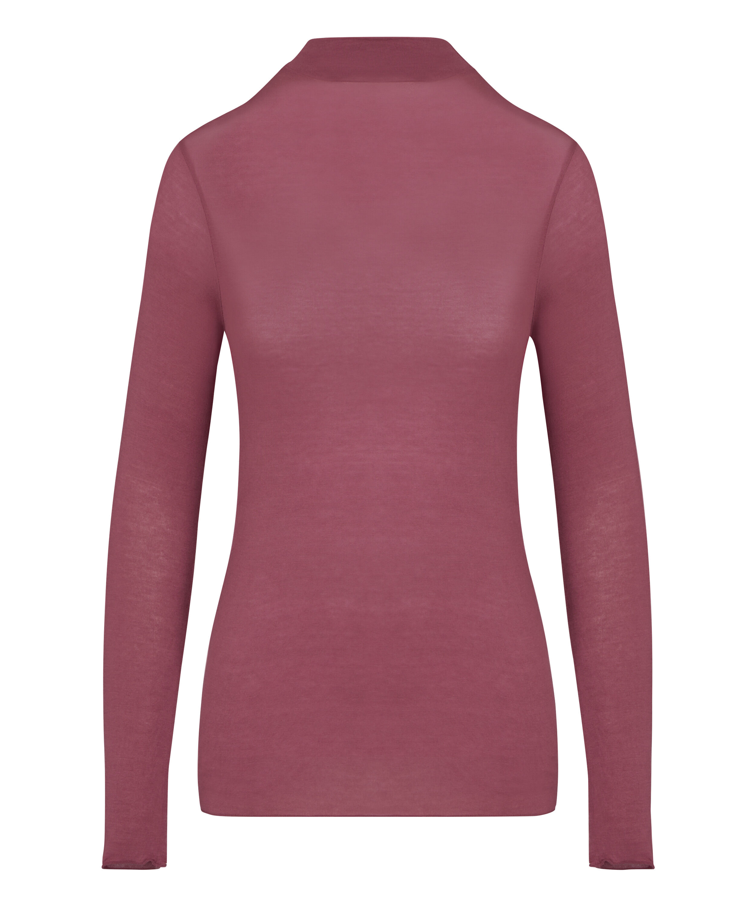 Camiseta de cachemir con cuello alto super suave