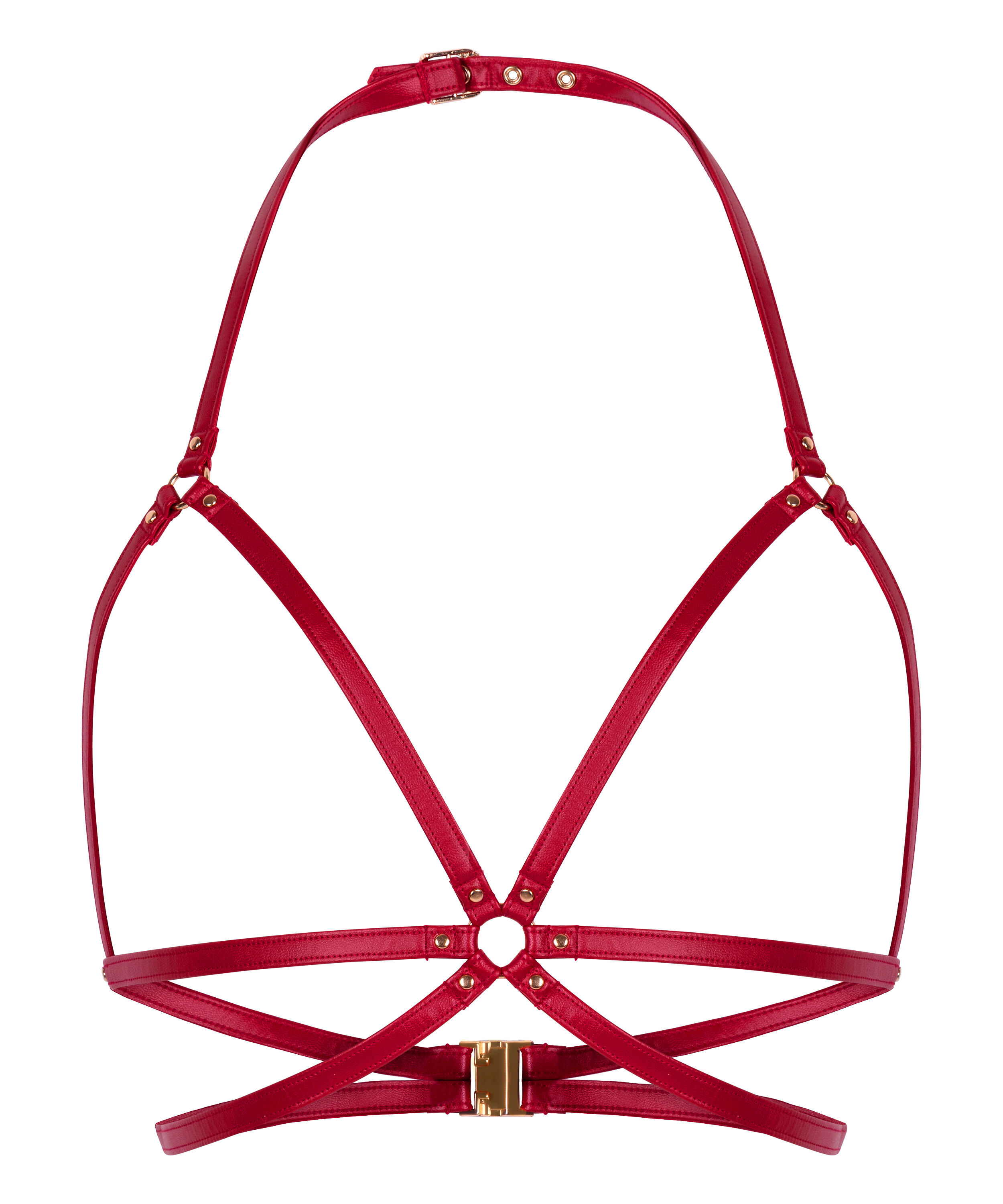 Bralette abierto, Rojo
