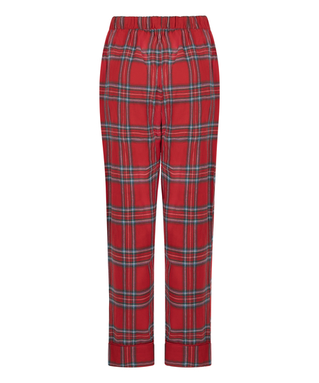 Petite pantalones de pijama de franela, Rojo