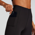 HKMX Leggings deportivos de cintura alta Boost, Negro