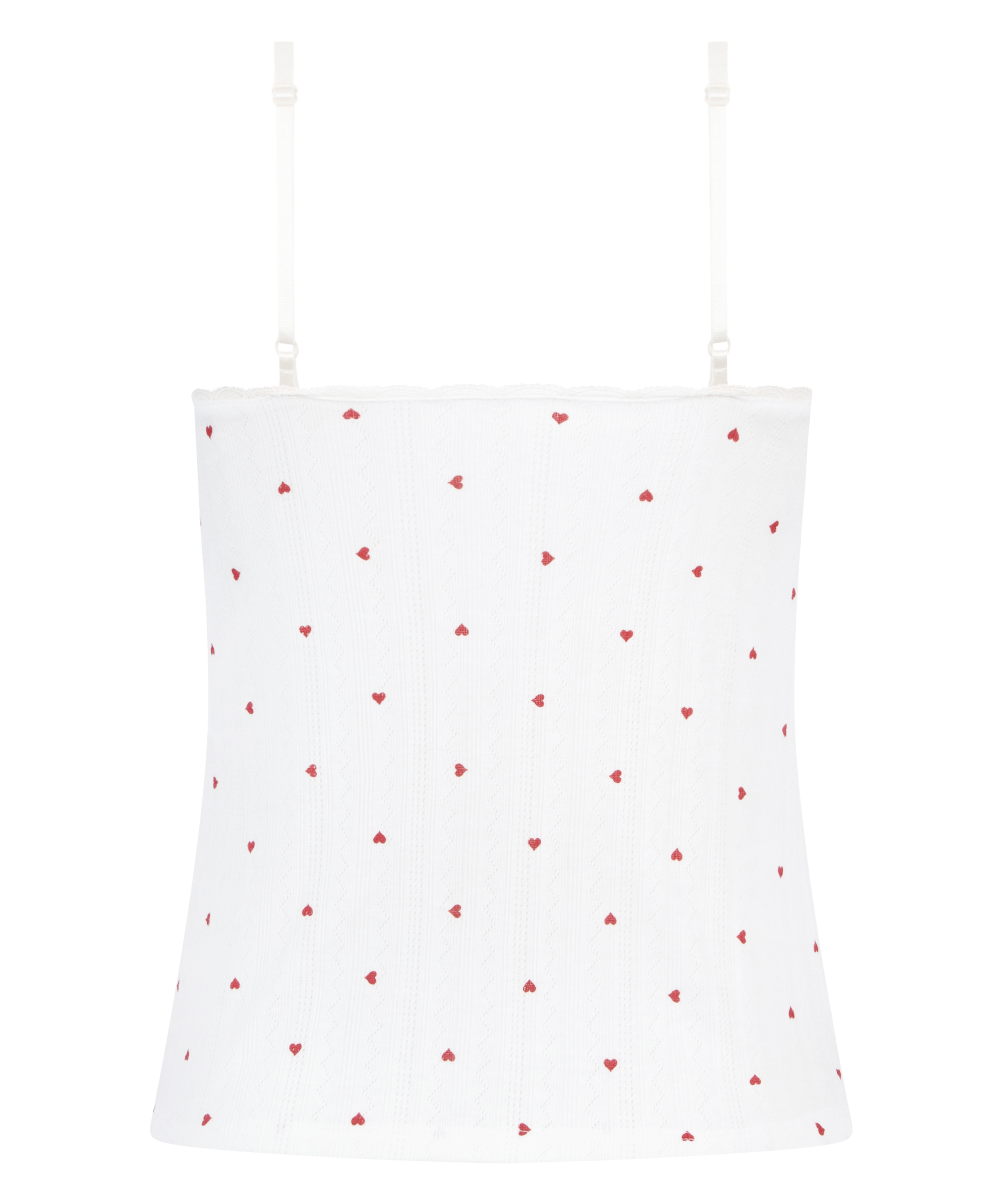 Top de camiseta lace, Blanco, main