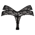 Tanga en forma de V Jasmin wow, Negro