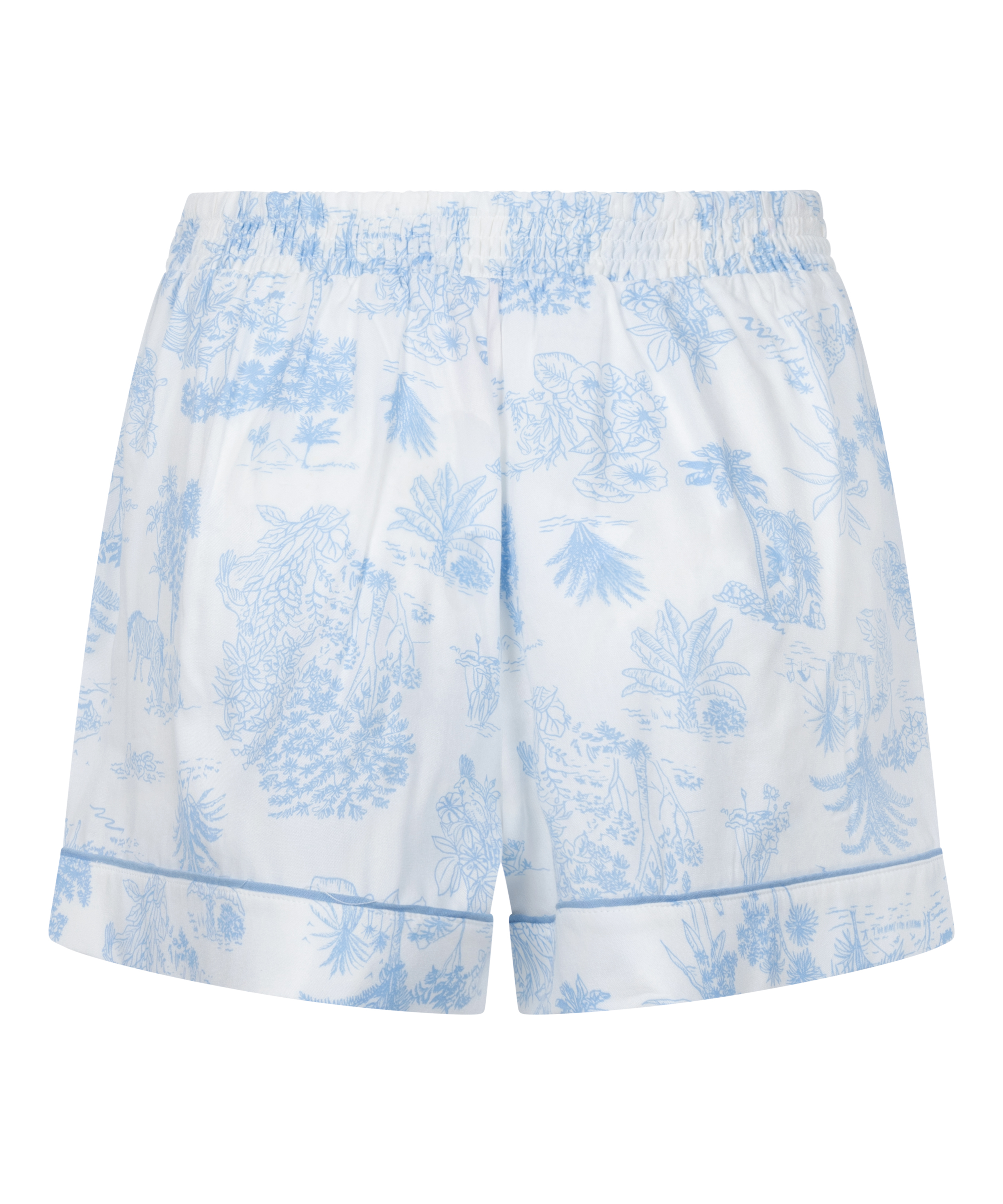 Shorts tejidos, Azul, main