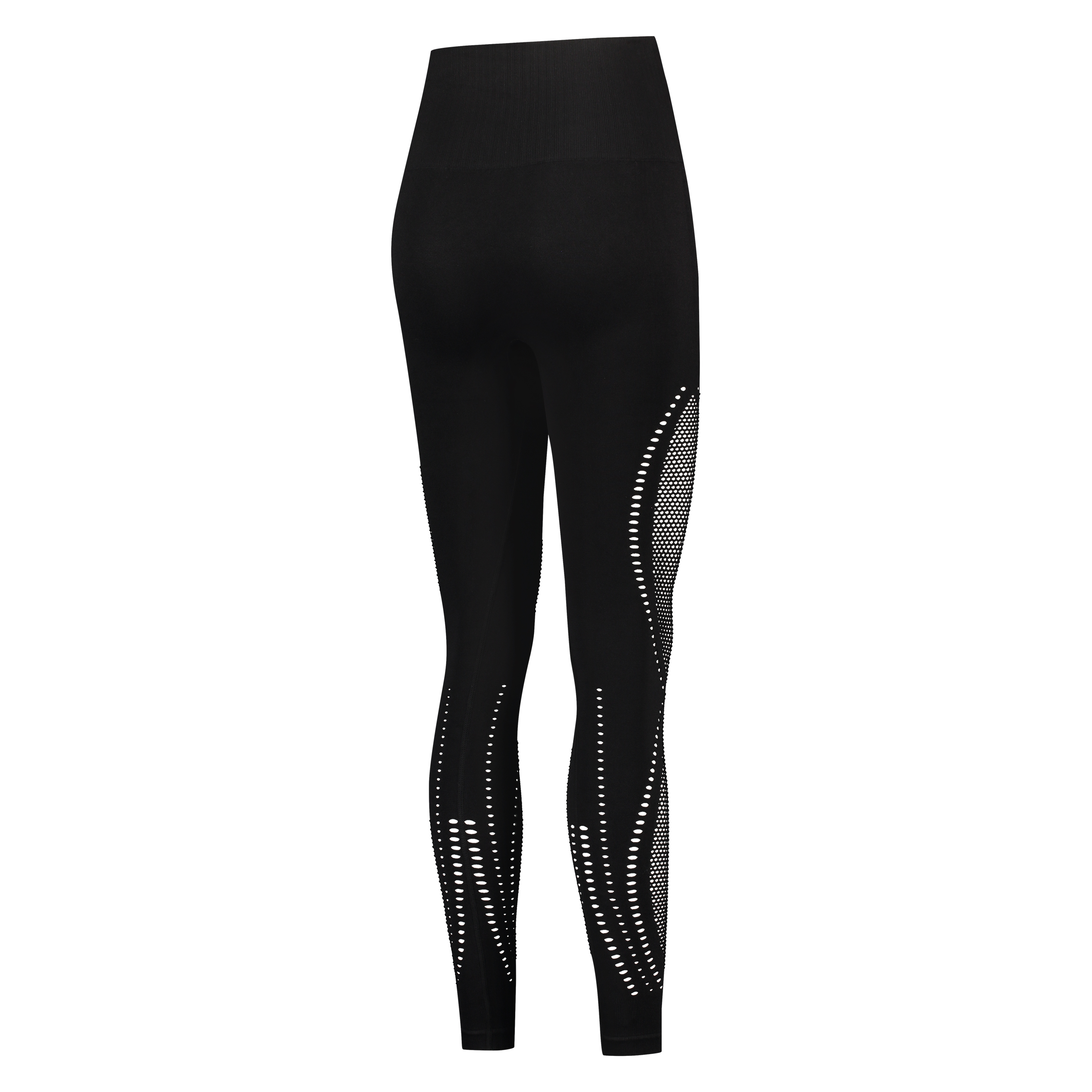 Leggings deportivos de talle alto y sin costuras de HKMX Comfort, Negro, main