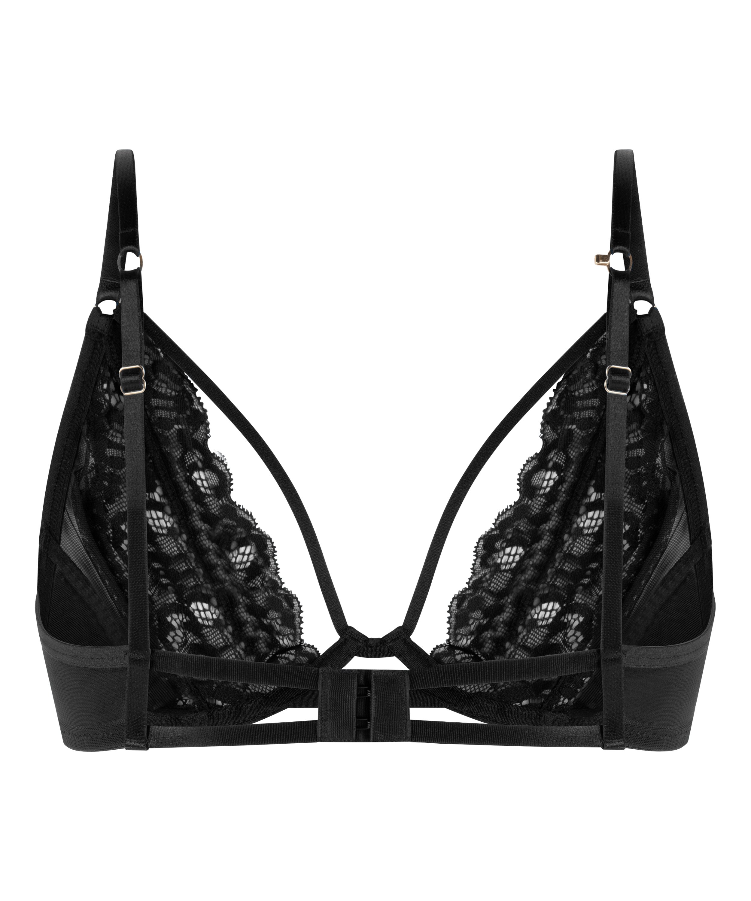 Sujetador sin aros y sin copas Cinnamon, Negro, main