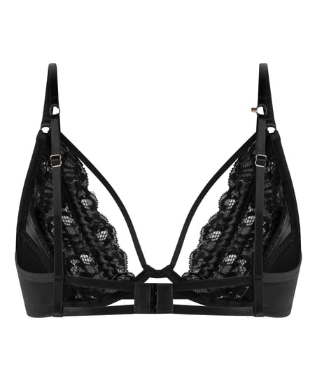 Sujetador sin aros y sin copas Cinnamon, Negro