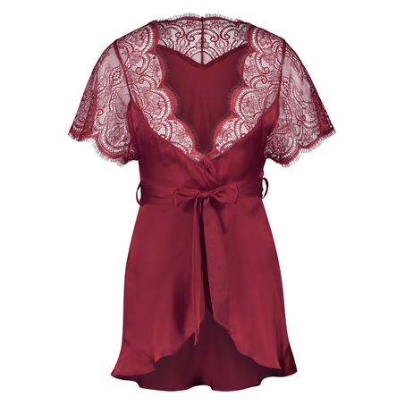 Kimono Cap Sleeve, Rojo