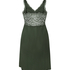 Vestido lencero Nora Lace, Verde