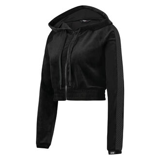 Chaqueta de terciopelo HKMX, Negro