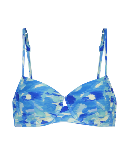 Top de bikini Paraguay, Azul