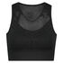 Sujetador deportivo HKMX The highneck nivel 2, Negro