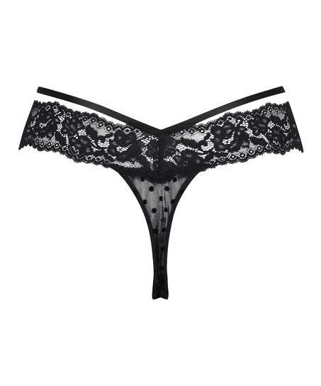 Tanga extrabaja Jada, Negro