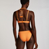 Braguita de Bikini Rio Scallop Lurex, Naranja