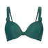 Top de bikini con aros preformado Luxe Copa E +, Verde