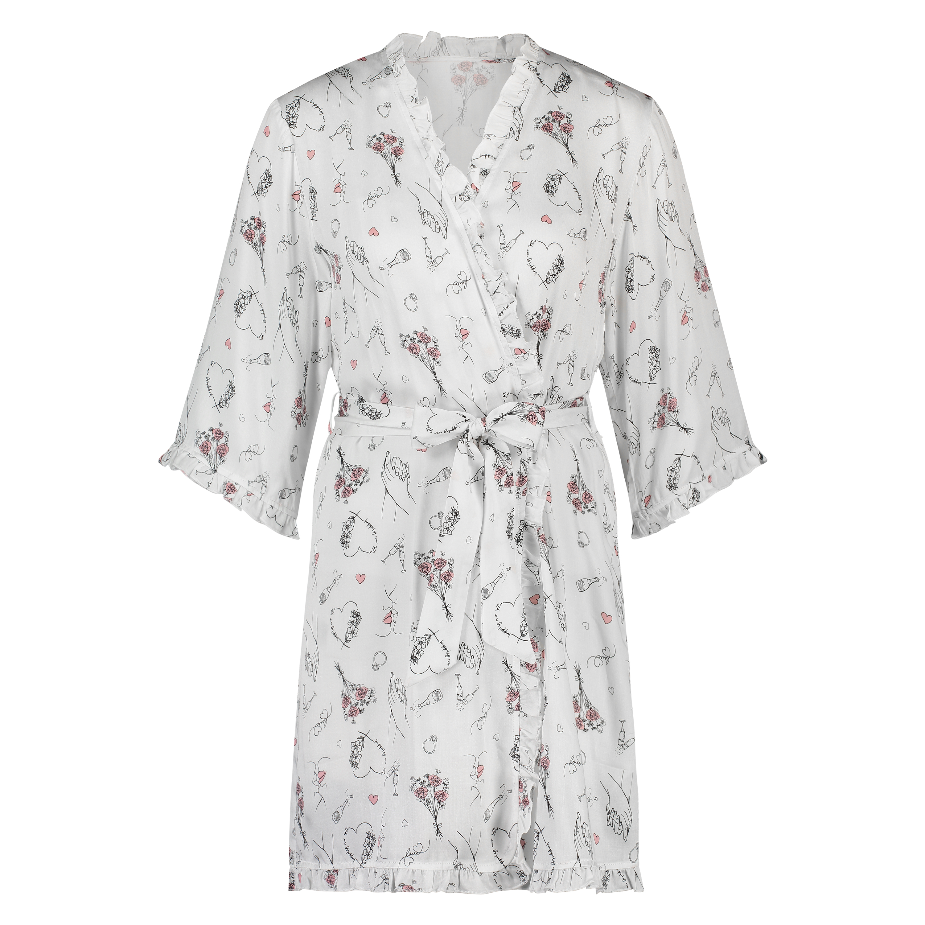 Kimono Bridal, Blanco, main