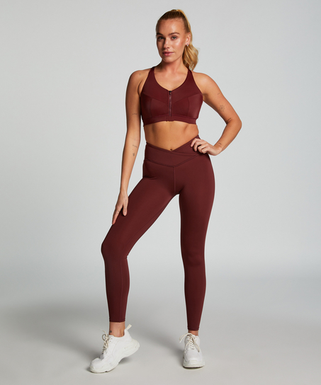 HKMX Sujetador deportivo The Pro Level 3, Rojo