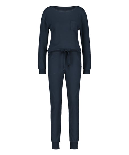 Conjunto de pijama Waffle, Azul