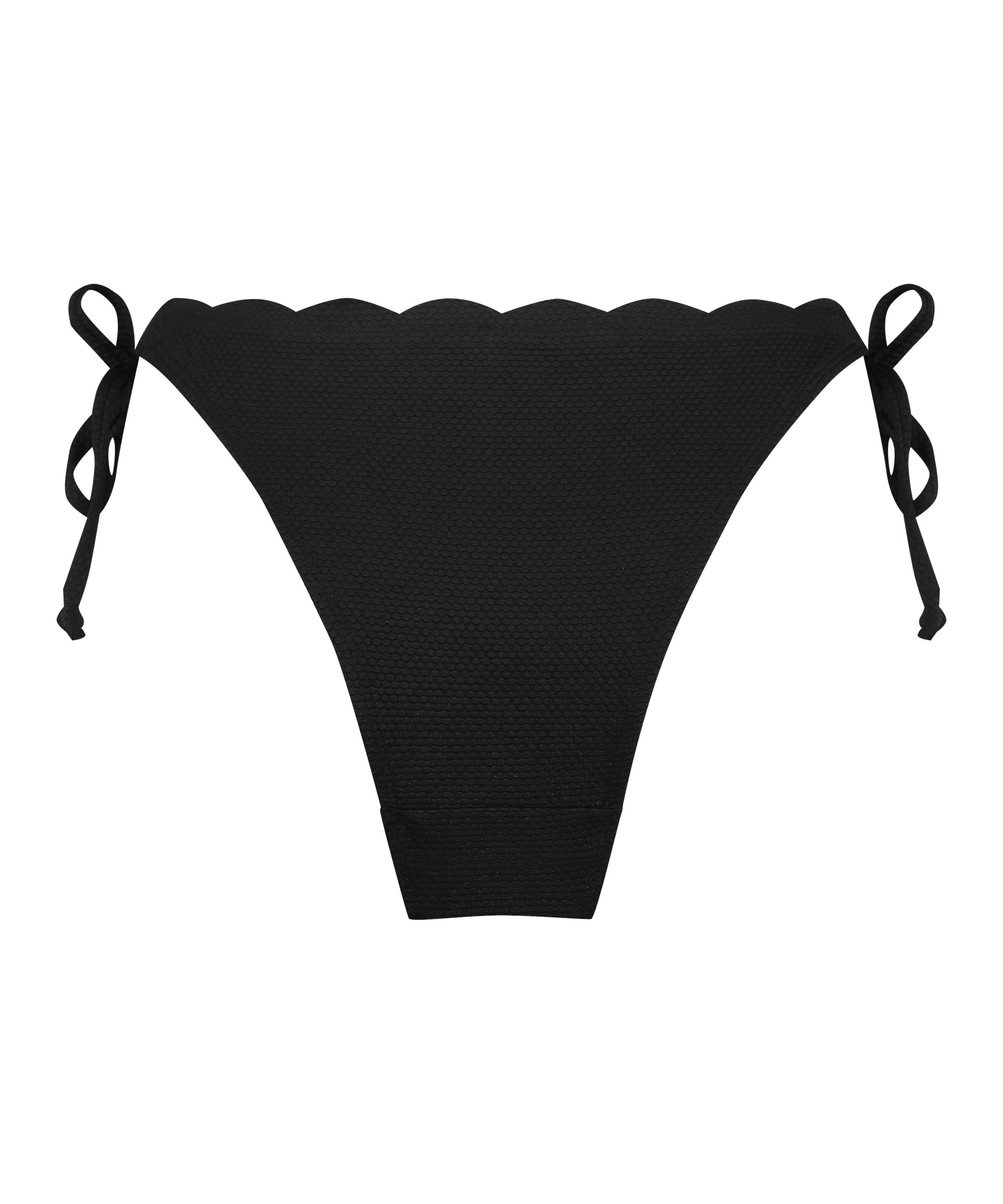 Braguita de bikini Scallop, Negro, main