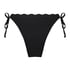 Braguita de bikini Scallop, Negro