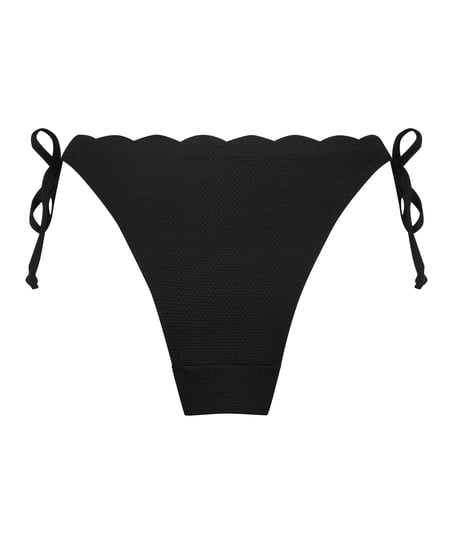 Braguita de bikini Scallop, Negro