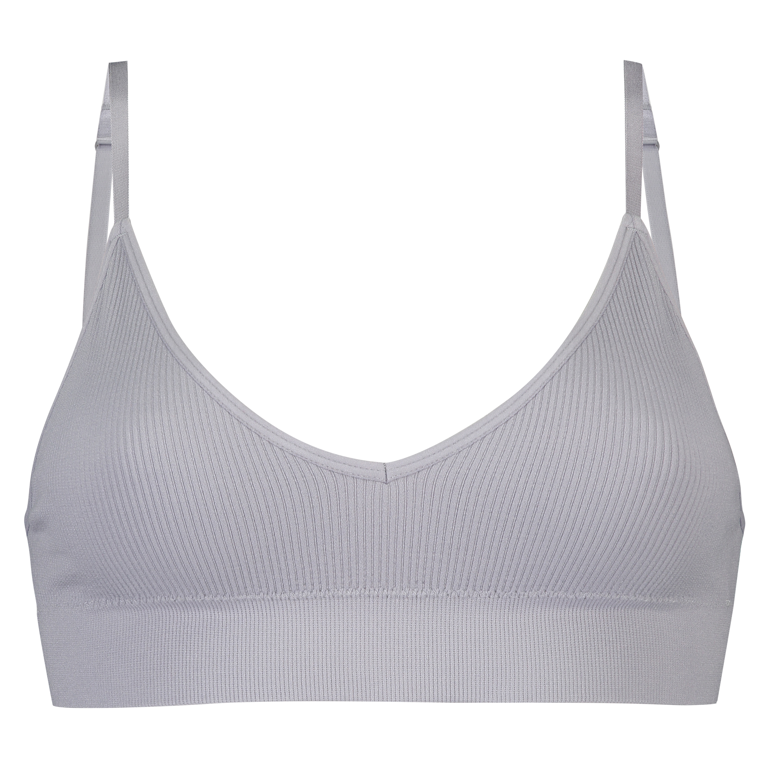 Bralette sin costuras, Gris, main