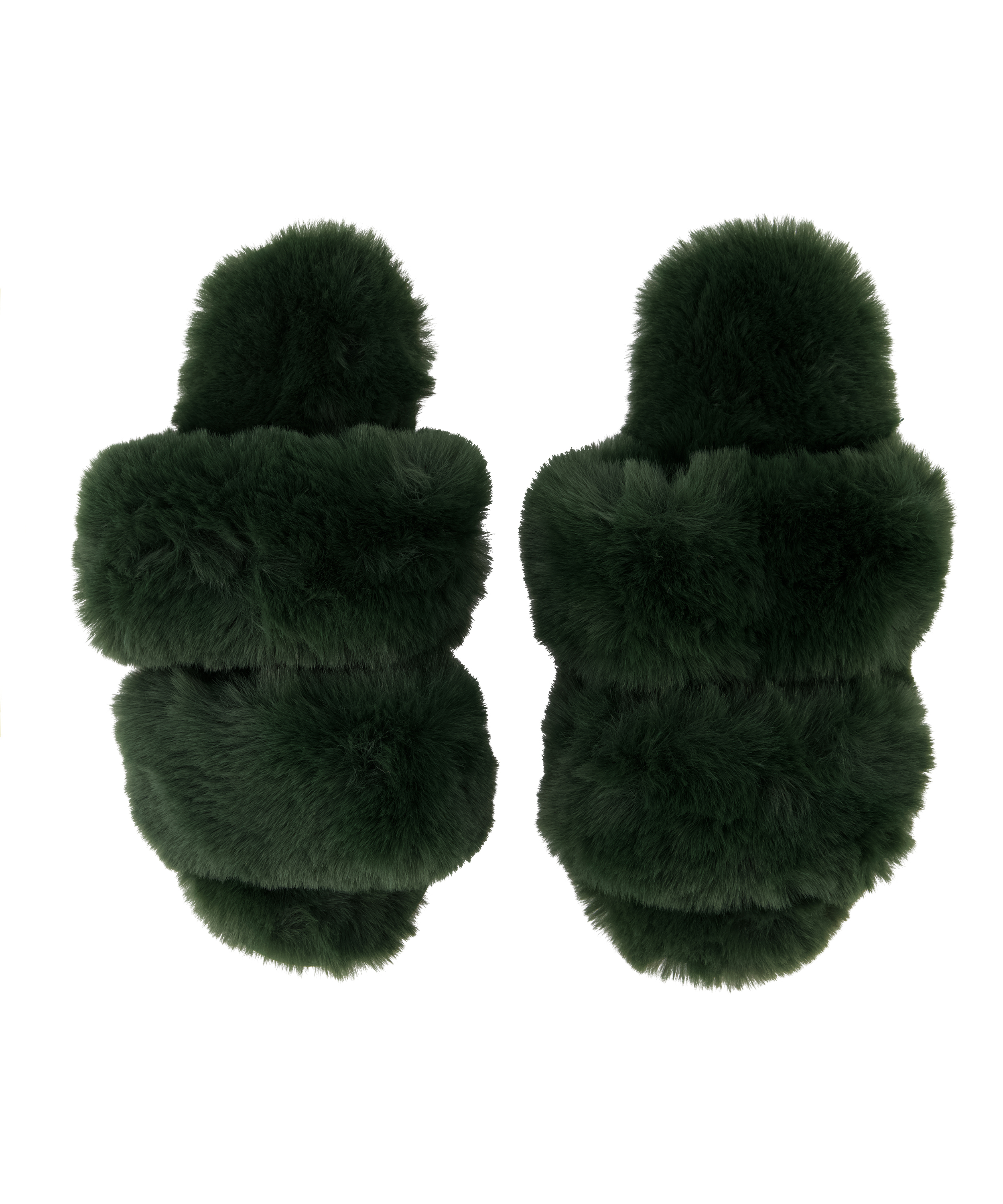 Zapatillas Fake Fur, Verde, main