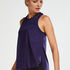 Camiseta sin mangas holgada de HKMX, Azul