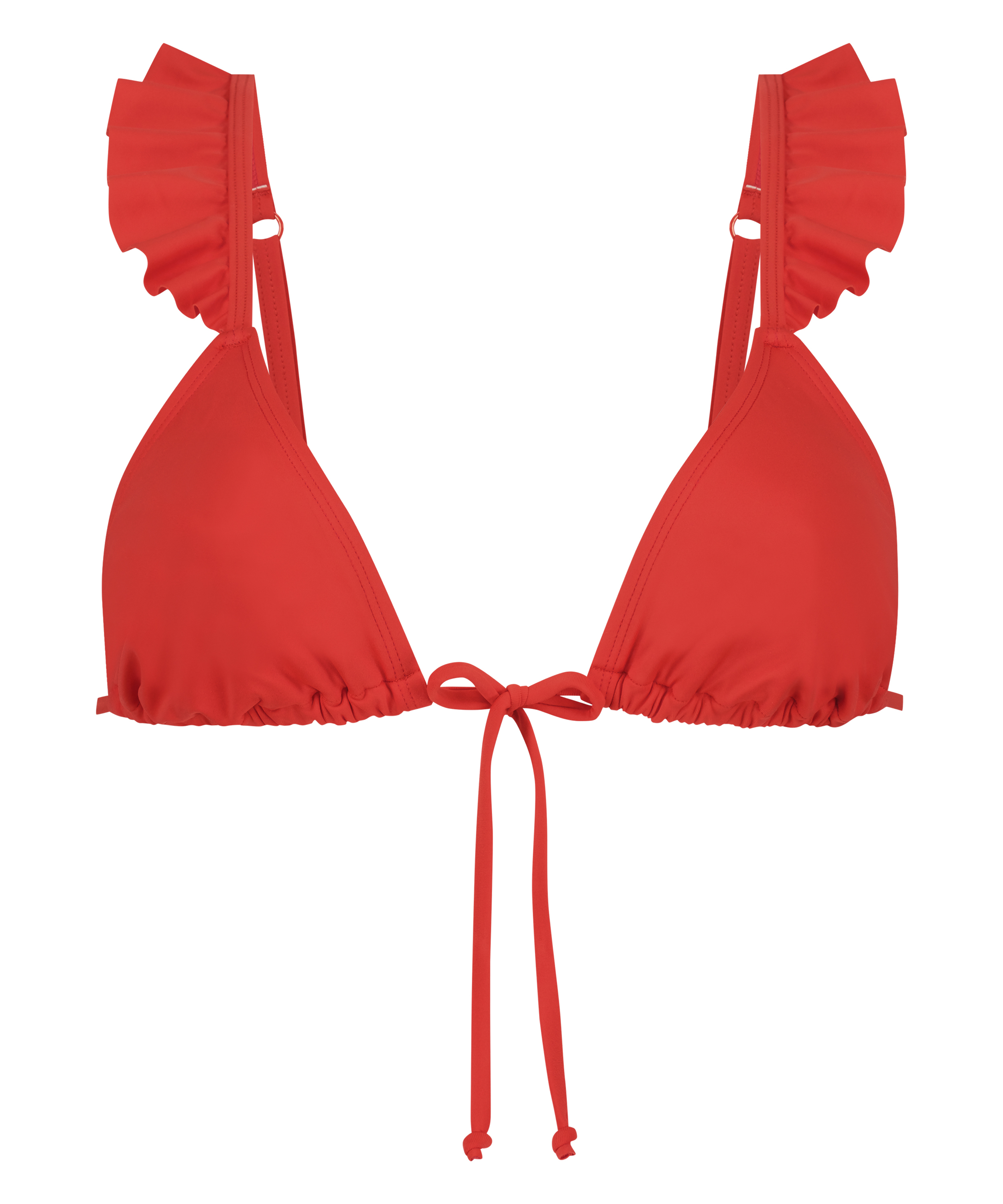 Top de bikini triangular Sardinia, Rojo, main