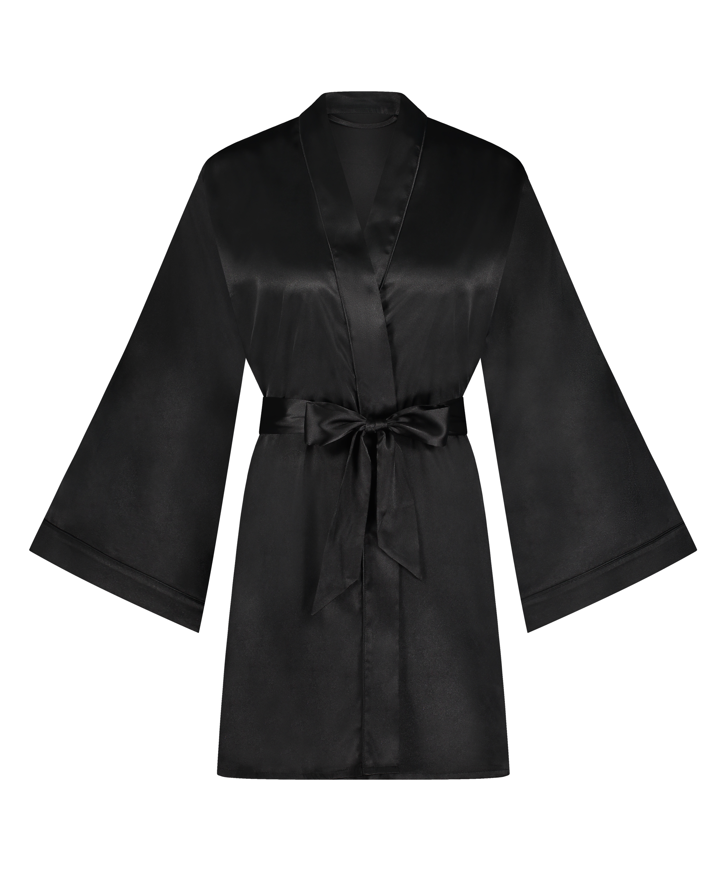 Kimono Satin, Negro, main