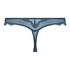 Tanga de tiro alto Janelle Curvy Lucy Hale, Azul