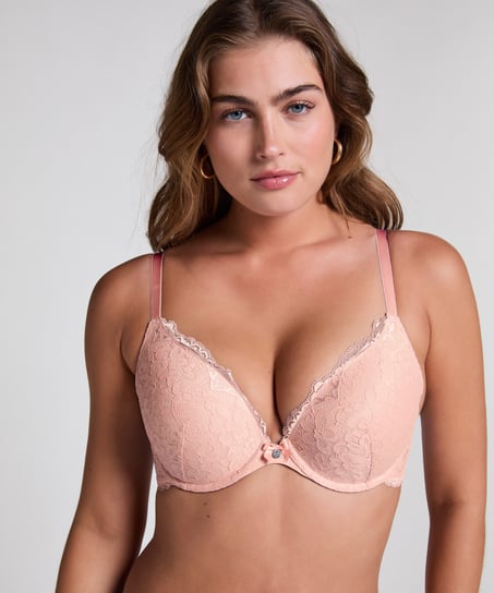 Sujetador push-up de aros preformado Marine, Rosa