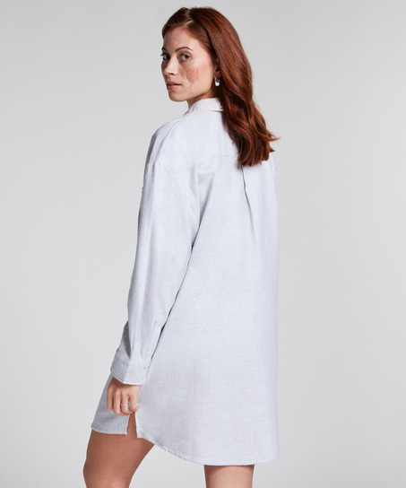 Camisón Flanel, Gris