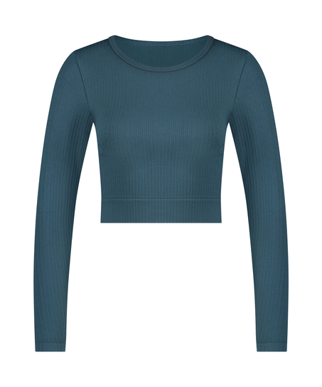 HKMX Top corto deportivo Seamless, Verde