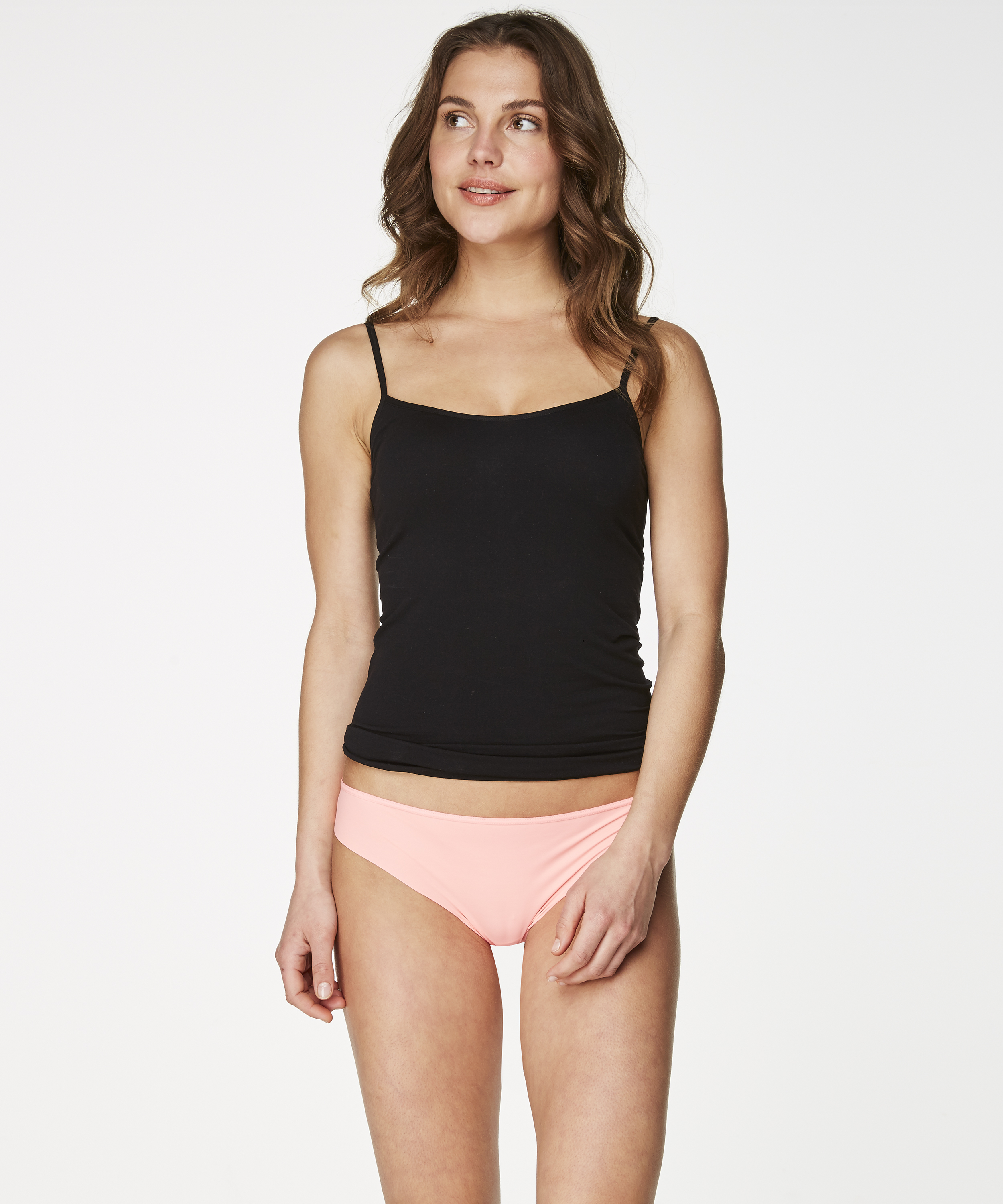 Invisible Tanga Lace Back, Naranja, main