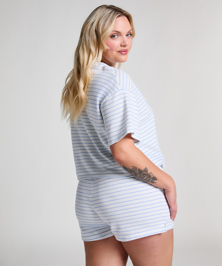 Top de pijama Jacket, Azul