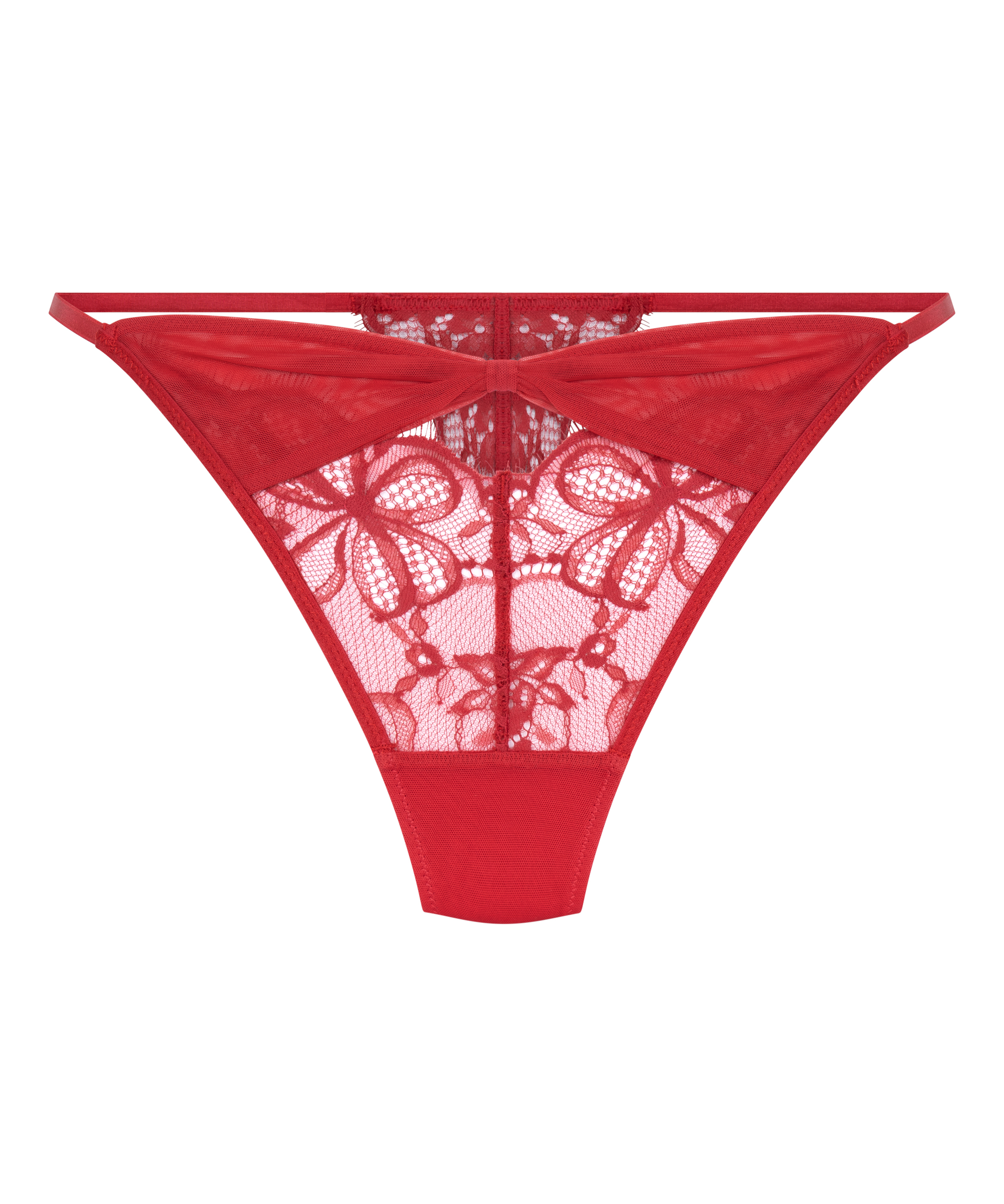 Tanga de talle alto Marianna, Rojo, main