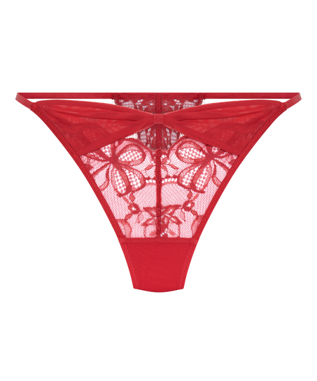 Tanga de talle alto Marianna, Rojo