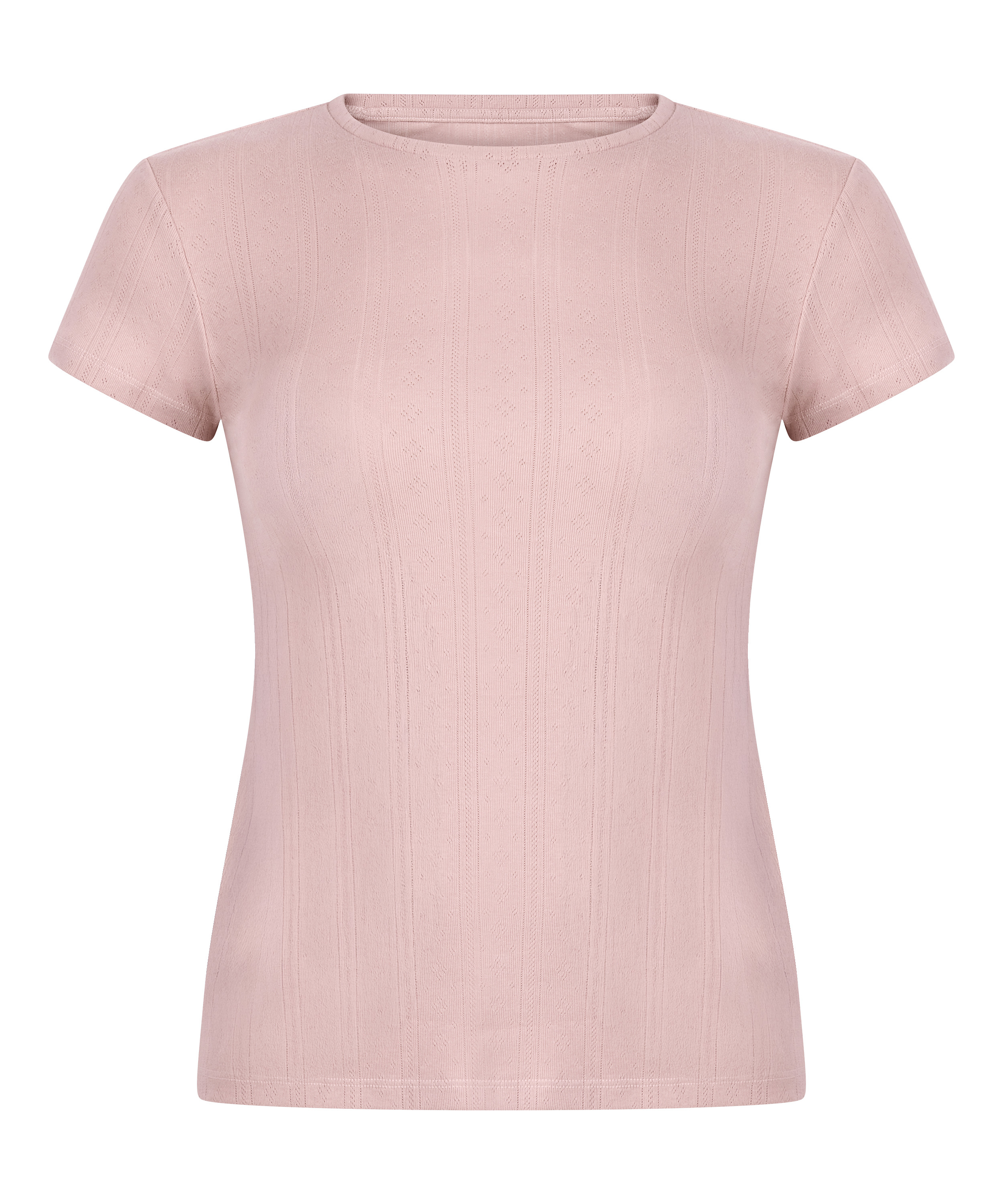 Short en pointelle, Rosa, main