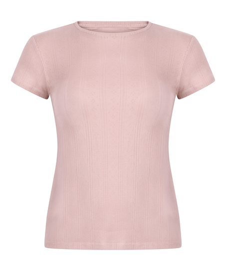Short en pointelle, Rosa